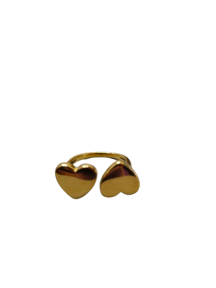 Anello doppio cuore